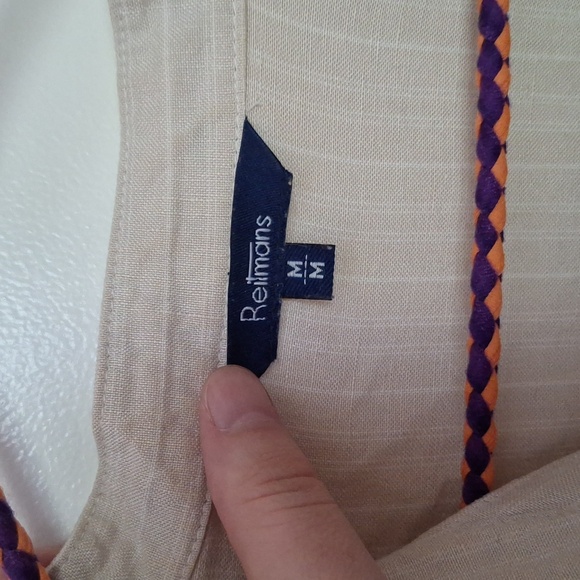 Reitmans Neutral Linen blouse - Picture 3 of 5